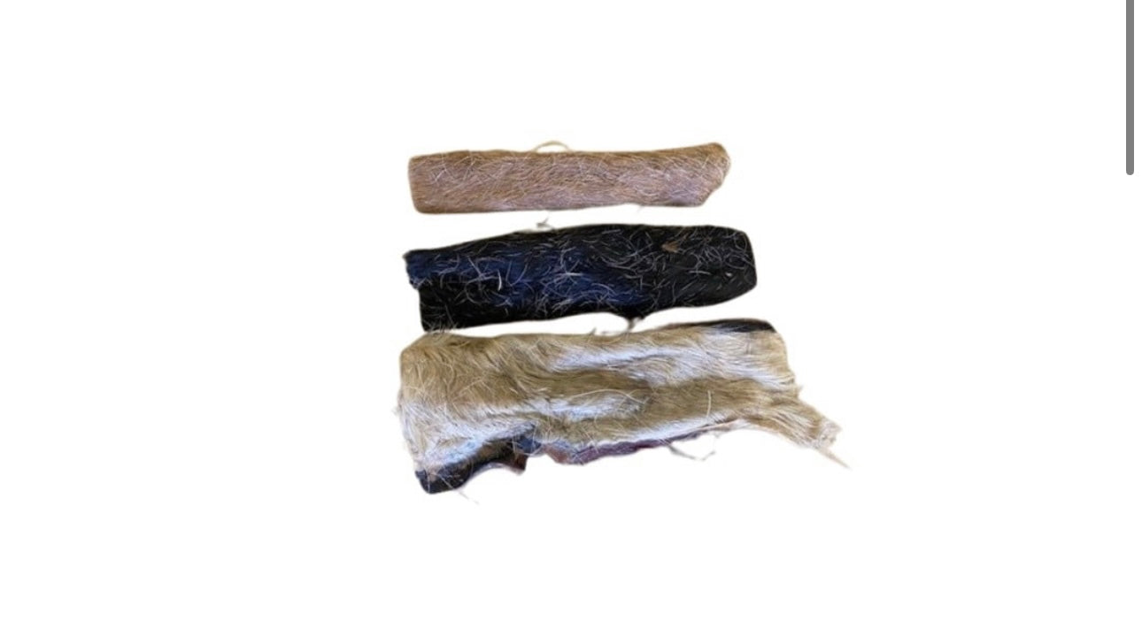 Beef skin with hair 15cm