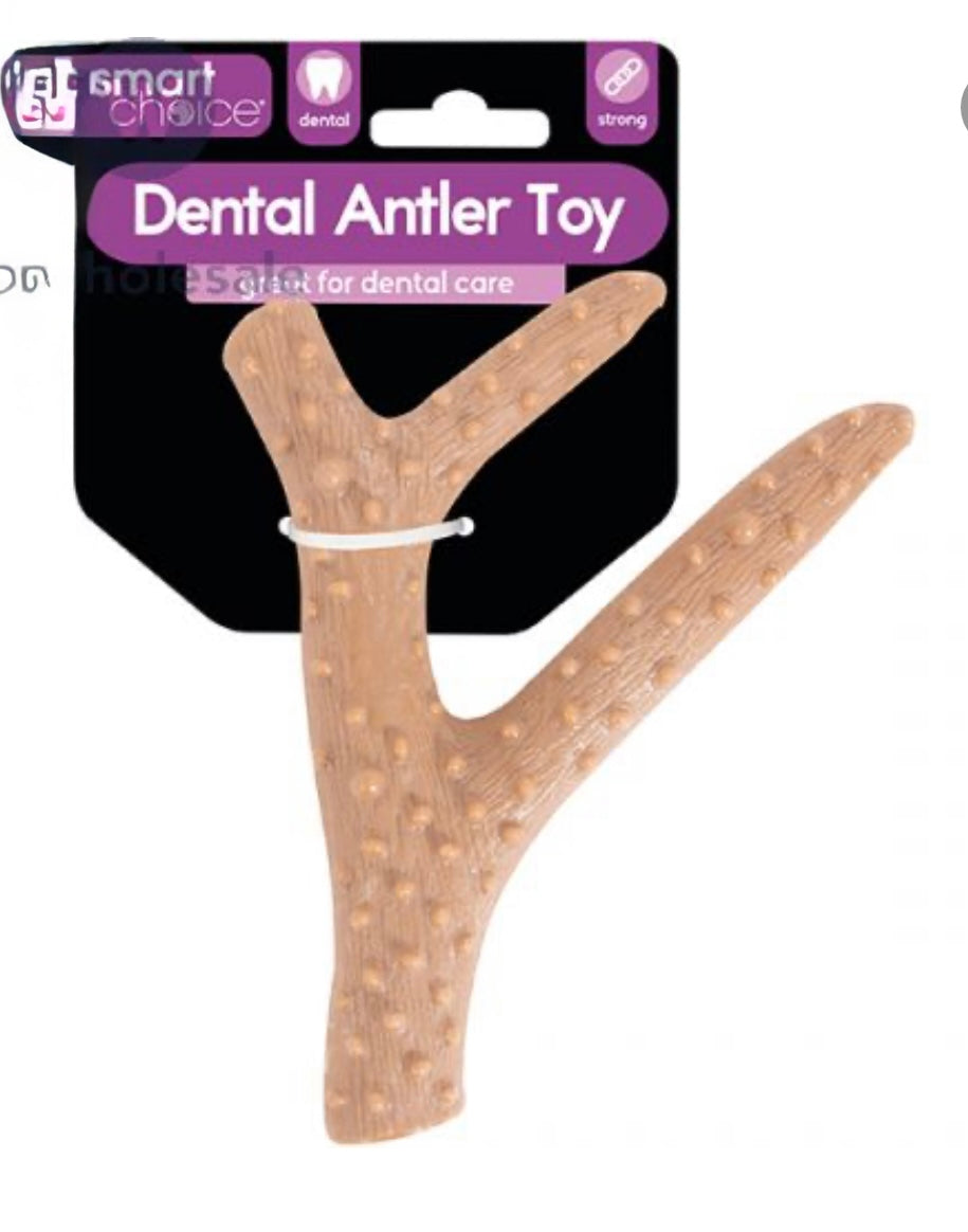 Nylon dental antler dog Toy 13.5cm
