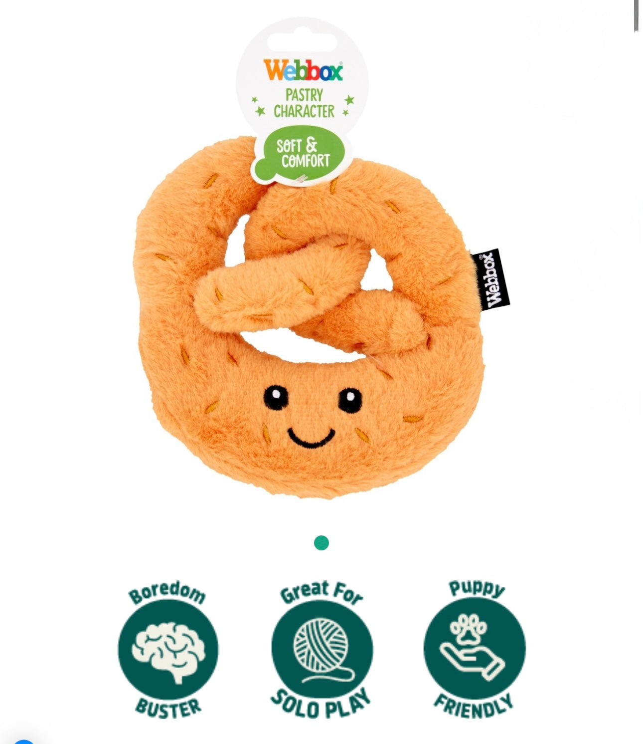 Plush Food Toy – Pretzel