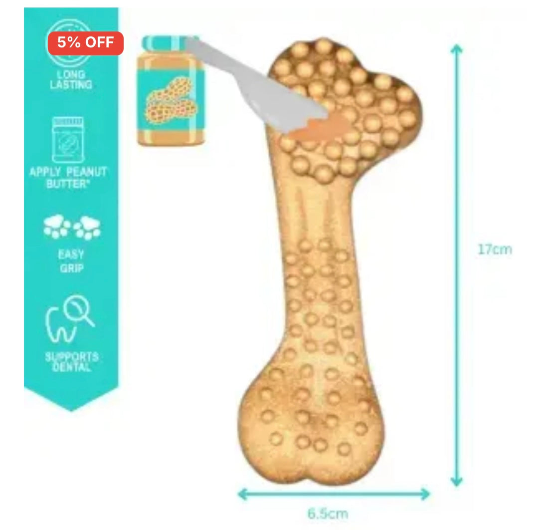 Bamboo Bone Enrichment Toy