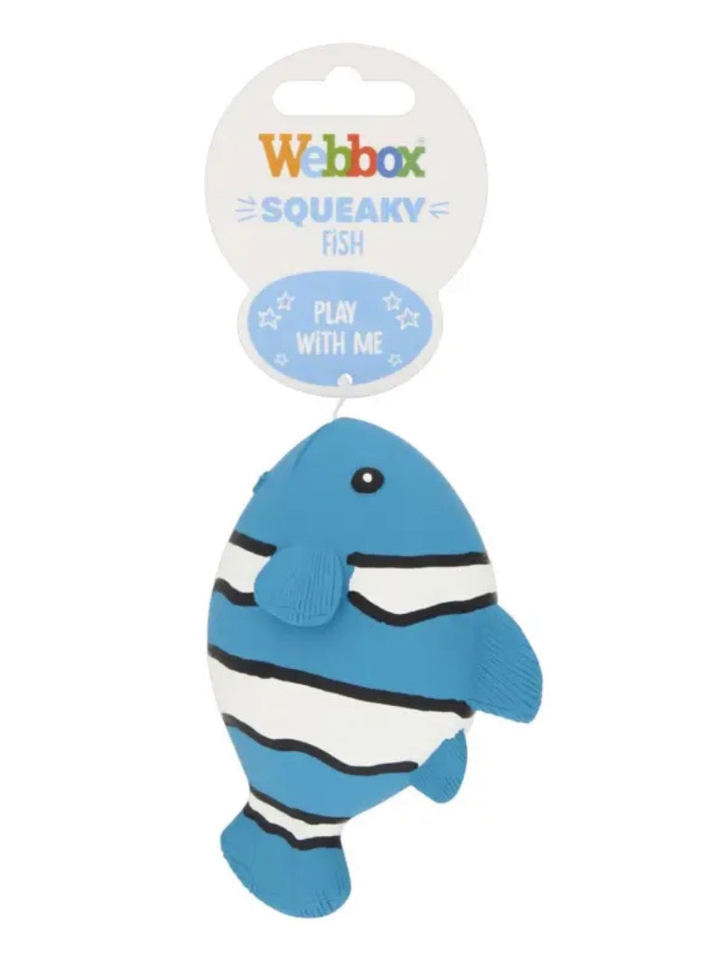 Webbox Squeaky Fish Dog Toy