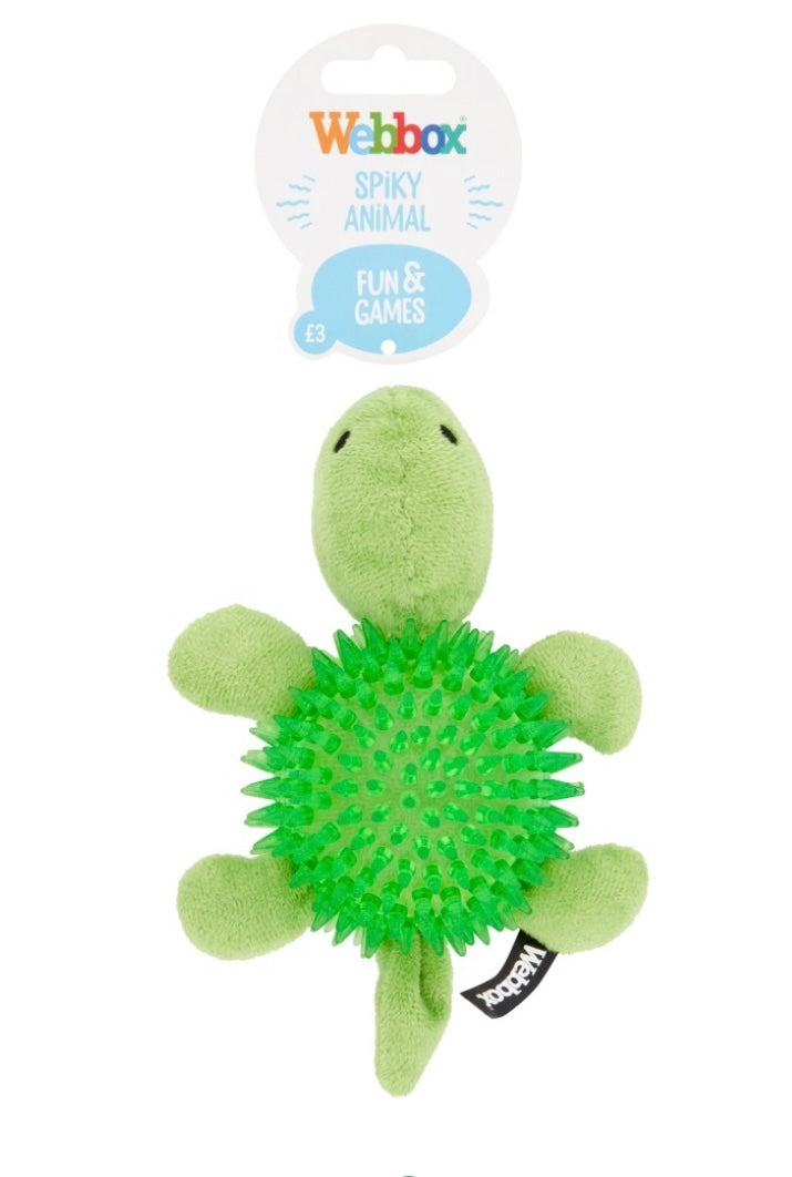 Spikey Ball Turtle Dog Toy