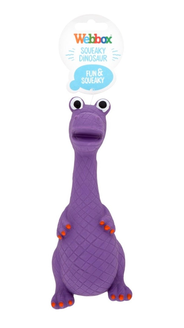 Webbox Squeaky Dinosaur Dog Toy