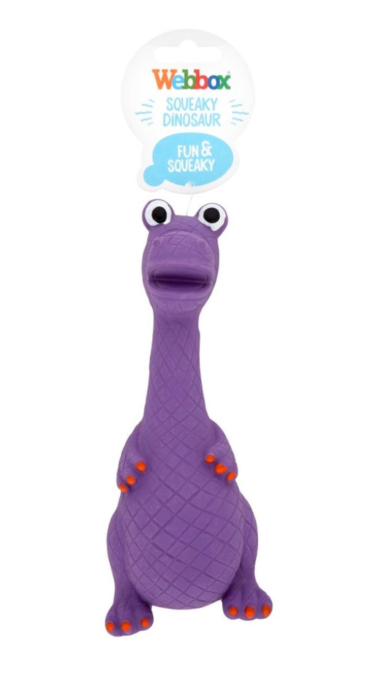 Webbox Squeaky Dinosaur Dog Toy
