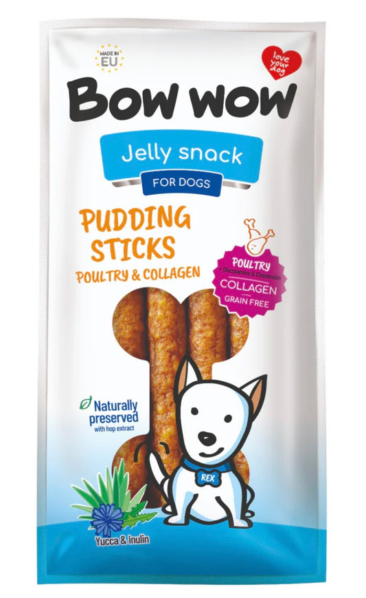 Bow Wow Pudding Sticks - Poultry & Collagen